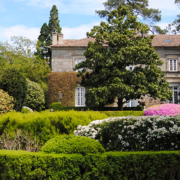 Jardín francés del Pazo de Rubianes